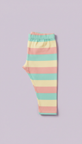 Chunky Stripe Organic Cotton Leggings