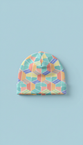 Graphic Patterned Baby Beanie Hat